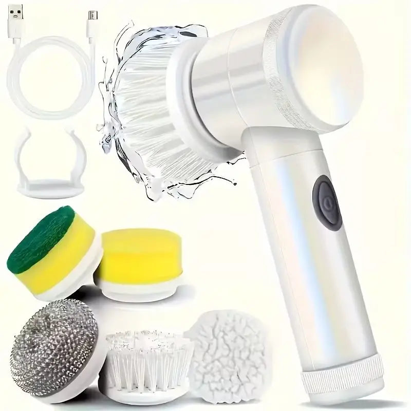 Brosse Électrique de Nettoyage 9-en-1 Rechargeable